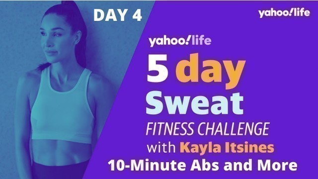 'Kayla Itsines\' 5-Day Workout Challenge Day 4: 10-Minute Abs and More'