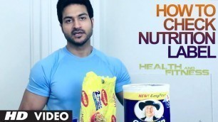 'How To Check Nutrition Label | Health and Fitness Tips | Guru Mann'