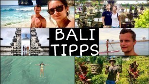 'Bali Tipps - Internet, Geld, Rollerfahren, Essen, Fitness uvm.'
