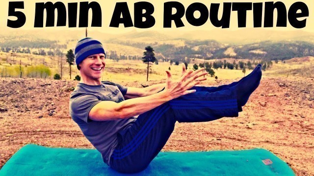 '5 Min INTENSE Core Abs Workout w/ Sean Vigue'