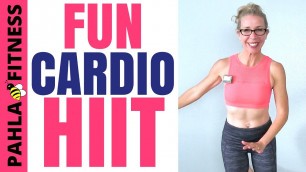 'FUN Cardio HIIT | Burn 200 Calories in 20 Minutes, All Standing Agility Workout'