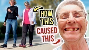 'My mom LOST HER TEETH because she believed THIS myth about walking!'