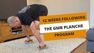 'GMB Planche Program 12 Week Review'