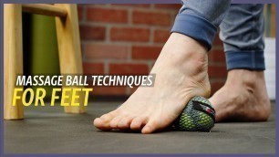 'Massage Ball Techniques for Feet'