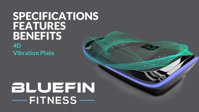 '4D Triple Motor Vibration Plate | From Bluefin Fitness | Vibration Oscillation & Micro Vibration |'