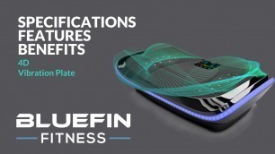 '4D Triple Motor Vibration Plate | From Bluefin Fitness | Vibration Oscillation & Micro Vibration |'