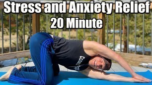 '20 min GENTLE YOGA for STRESS and ANXIETY Relief - Sean Vigue Fitness'