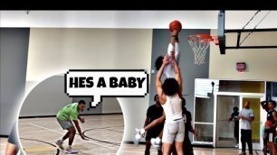 'LA Fitness Takeover 5v5 with Insane Dunks!  Ft. ZEROBOUNCE and WAVYISTUFF'
