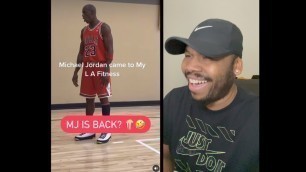'BigR reacts to Michael Jordan being SPOTTED at the Local LA FITNESS!! | BigR'