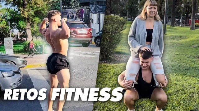 'POSANDO en la VÍA PUBLICA | RETOS FITNESS'