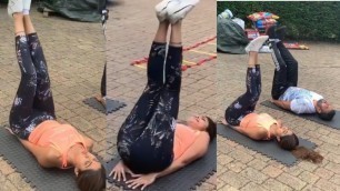 'Shilpa Shetty and Raj Kundra couple yoga and exercise in London last year'