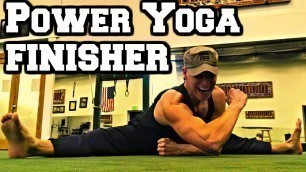 'Ninja Power Yoga FINISHER Workout (part 2 of 3) - Sean Vigue Fitness'