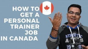 'HOW TO GET A PERSONAL TRAINER JOB IN CANADA || CLASSIC FITNESS ACADEMY'