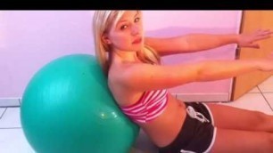 'Gymnastikball Übungen - Ball Workout'