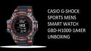 'G Shock GBD H1000 1A4ER Unboxing'