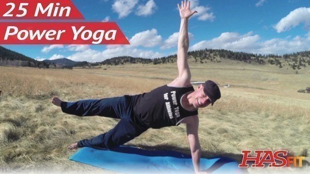 '25 Minute Yoga Strength Workout w/ Sean Vigue - Power Yoga Workouts for Men & Women Yoga Exercises'