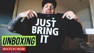'Unboxing of Vintage WWE Shirts, Black Rifle Coffee, Rise Above Fitness, Supplements | @BigRobEnergy'