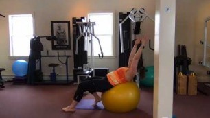 'Stability  Ball Exercises, 4/10/20'