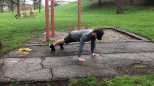 'Resistance Band Push Up | Born Fitness | Workout From Home'