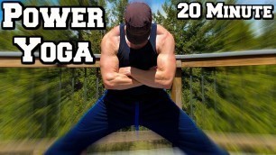 '20 Min FULL BODY POWER YOGA FOR ATHLETES (Strength & Flexibility) Sean Vigue Fitness'