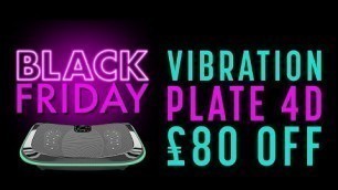 'Vibration Platform 4D Triple Motor Bluefin Fitness - Black Friday 2021'