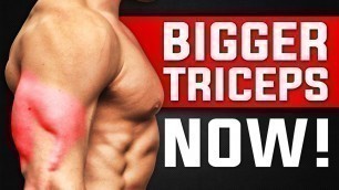 '3 Triceps Exercises For Skinny Guys / HARDGAINERS! (TRICEP WORKOUT FOR MASS)'