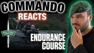 'The Endurance Course - Test 1 - Royal Marines Commando Tests (British Marine Reacts)'