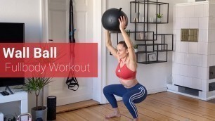 'Wall Ball Medizinball Fullbody Workout │ Capital Sports  │ Home Training'