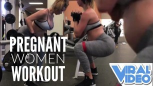 'Brittany Perille Pregnancy Workout | Viral Video'