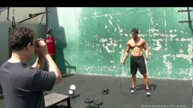 'Greg Plitt - FitnessRx Cover Shoot Preview - GregPlitt.com'