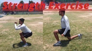 'Cricket strength training | Cricket fitness drill | Cricket workout | Tips in hindi'