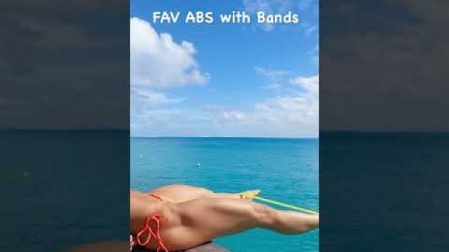 'Hot Girl Workout with Bands Fitness Natural Body Workout  