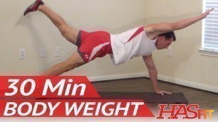 'HASfit Body Weight Workout Bodyweight Exercises without Weights Free Exercise with no Equipment'