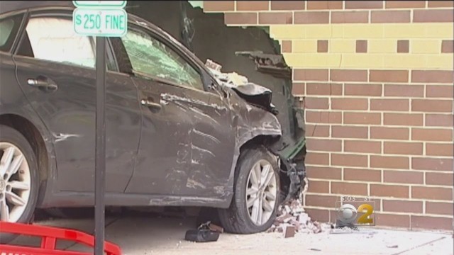 'Car Drives Into Glenview LA Fitness'