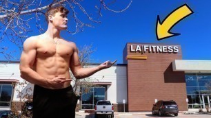 'TRYING OUT LA FITNESS | PULL WORKOUT'