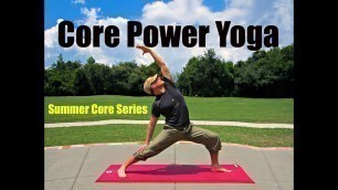 '10 Minute Power Yoga Flow for Strong Core with Sean Vigue Fitness'