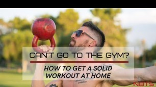 'How To Get a Solid Workout With Just Bands | The Million Dollar Body'