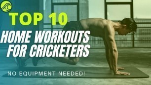 'TOP 10 Exercises For Cricketer 