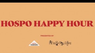 'Hospo Happy Hour Episode 21-\"Building fitness to return to work.\" With special guest Justin North'