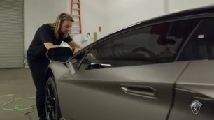'Lagree Fitness Studio Lamborghini Car Wrap'