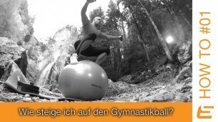 'Core Strength / Stability Ball Exercise #01 Equal Sport HOW TO'