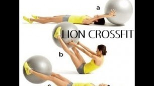 'Easy stability ball exercises | swiss bal exercises | gym ball exercises for stomach'