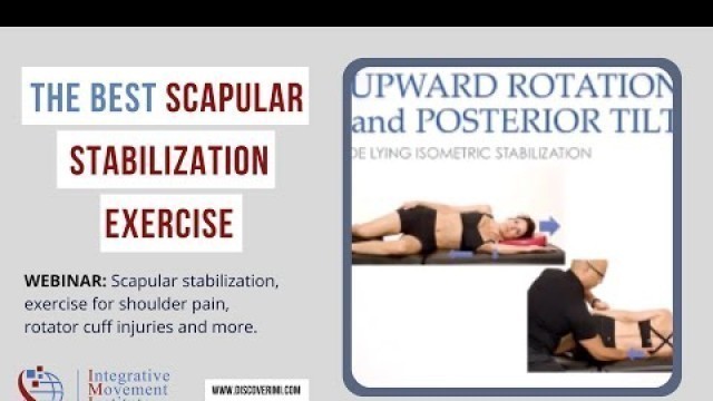 'THE BEST SCAPULAR STABILIZATION EXERCISE WITH DR. EVAN OSAR'