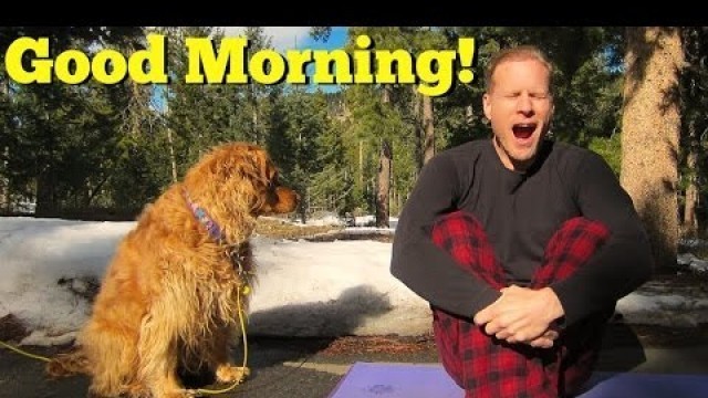 'Gentle Morning Yoga Stretch with Sean Vigue Fitness'