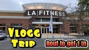 'My Vlogg trip to the LA Fitness gym. Big goals in mind for the new year 2021.Enjoy your weekend guys'