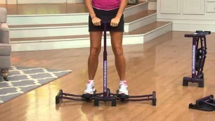 'Leg Magic X Lower Body Exercise System with Removable Glider Stops with Kerstin Lindquist'