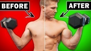 '4 Natural Ways To INCREASE Your Biceps Size & Strength! | NO GAHBAGE HERE!'