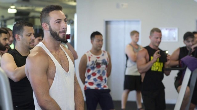 'Nico & Mikey Flash Mob Proposal Fitness First Gym'