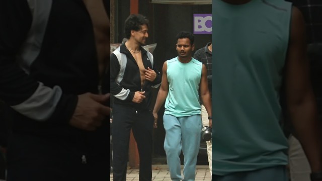 'Gym Boy Tiger Shroff Spotted At Gym In Andheri