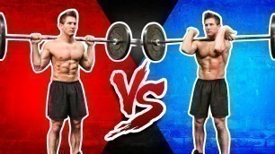 'Front Squat VS. Back Squat | WHICH BUILDS MORE MUSCLE & STRENGTH?'